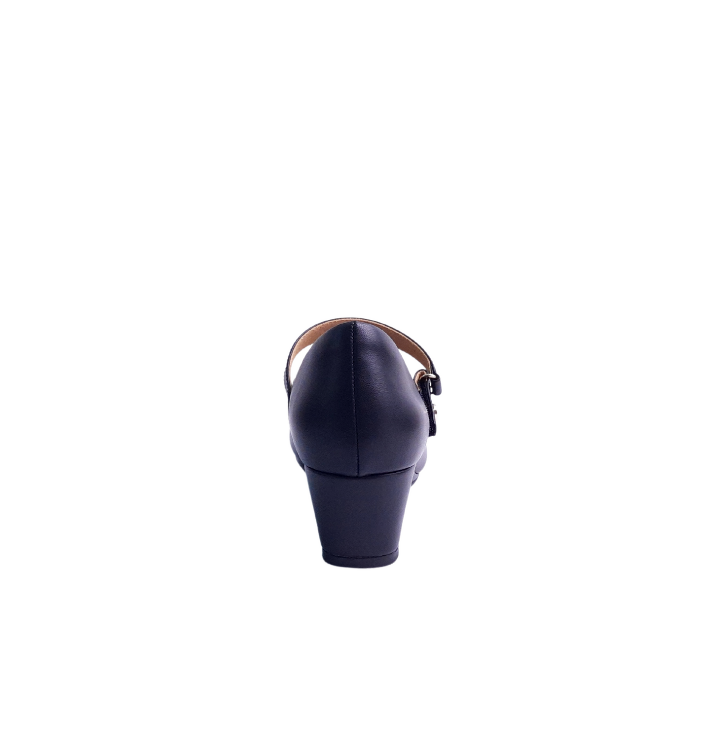 Italian Strap Wedges Black