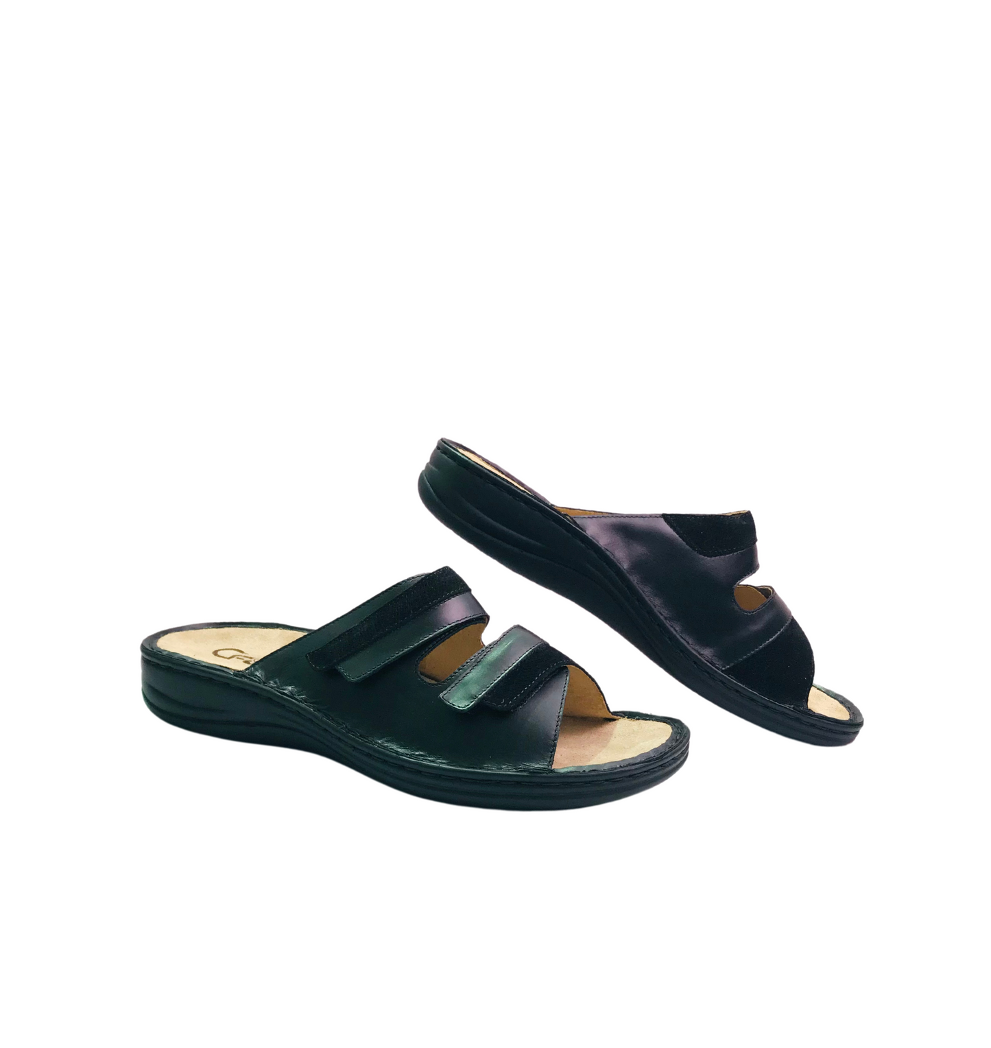 Mens Italian Sandals Black