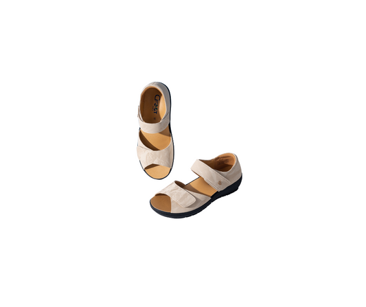 Womens Italian Beige Sandals