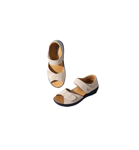 Womens Italian Beige Sandals