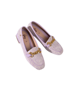 Quilted Chain Loafers
