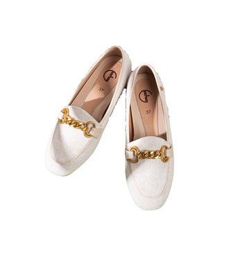 Quilted Chain Loafers