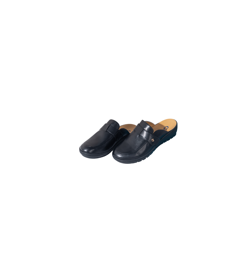 Comfortable Close-toe Leather Sandal , DIEGO