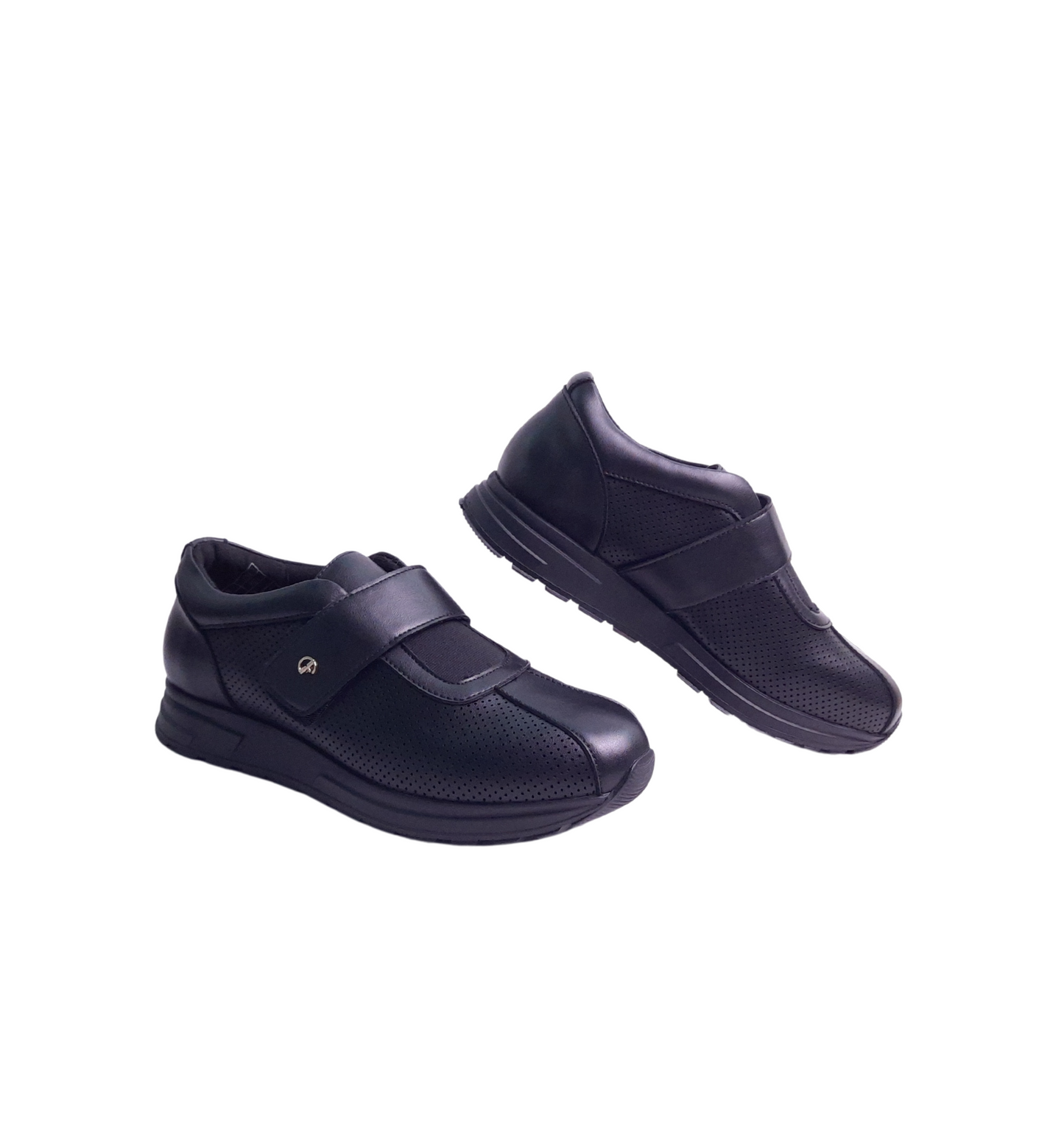 Italian Black Walking Shoes