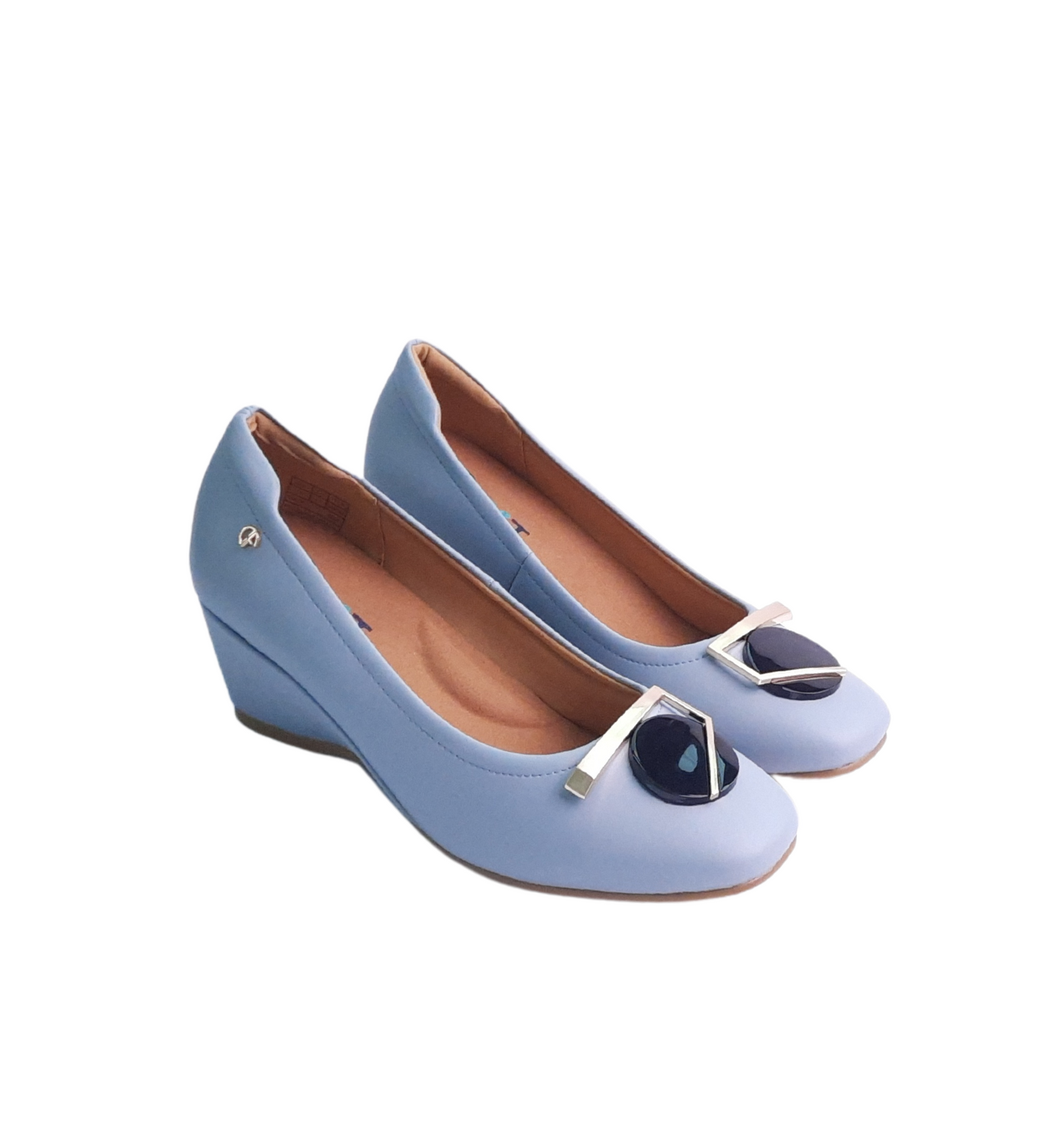 Italian Fashion Wedges Blue