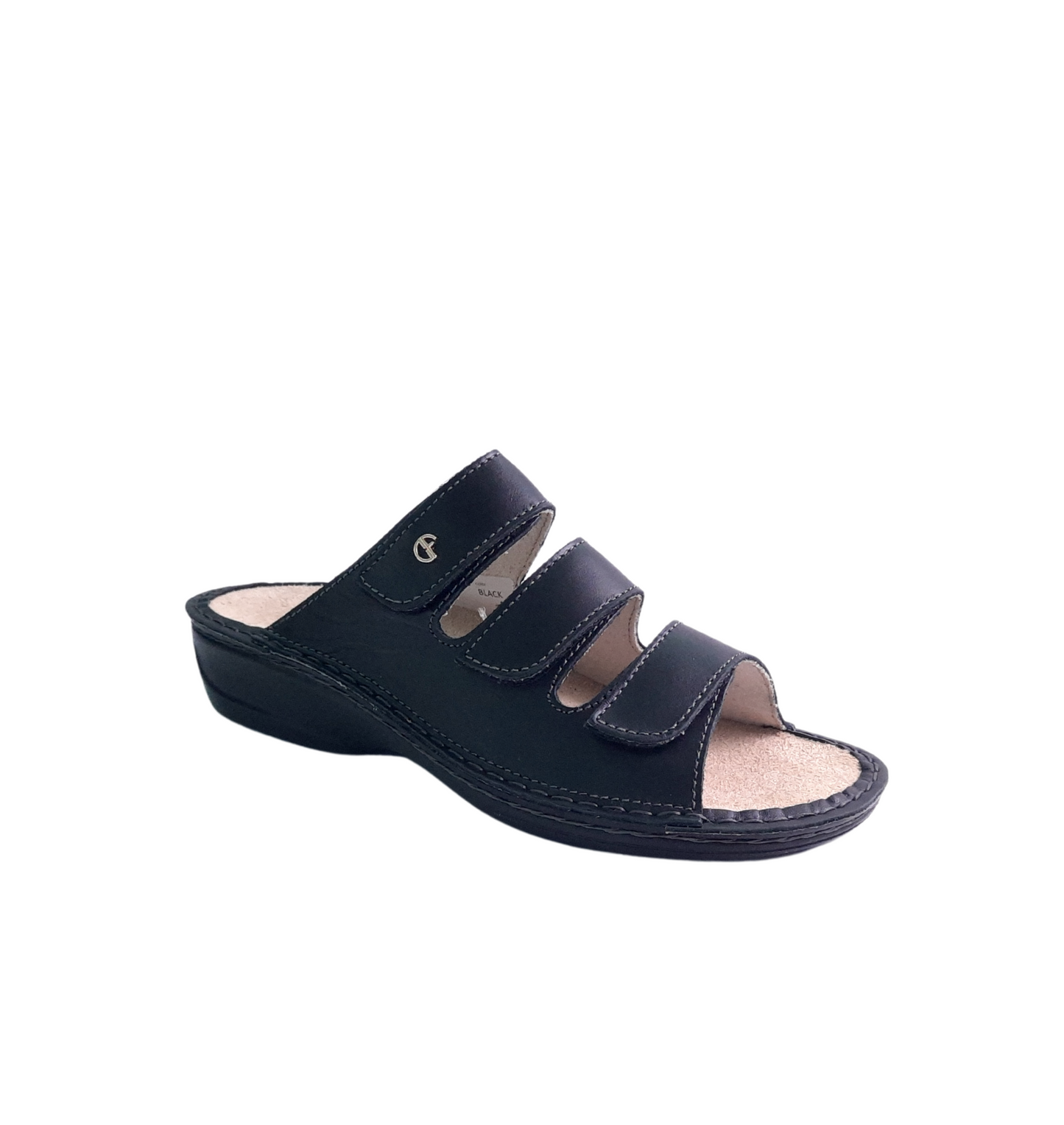 Italian Adjustable Sandals Black