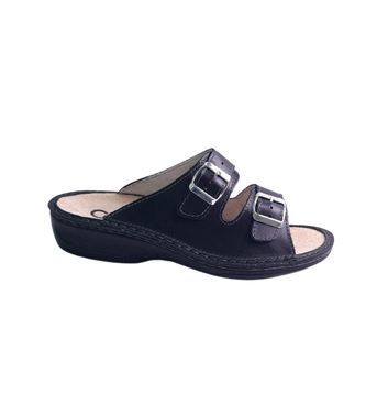 Italian Leather Sandals Black