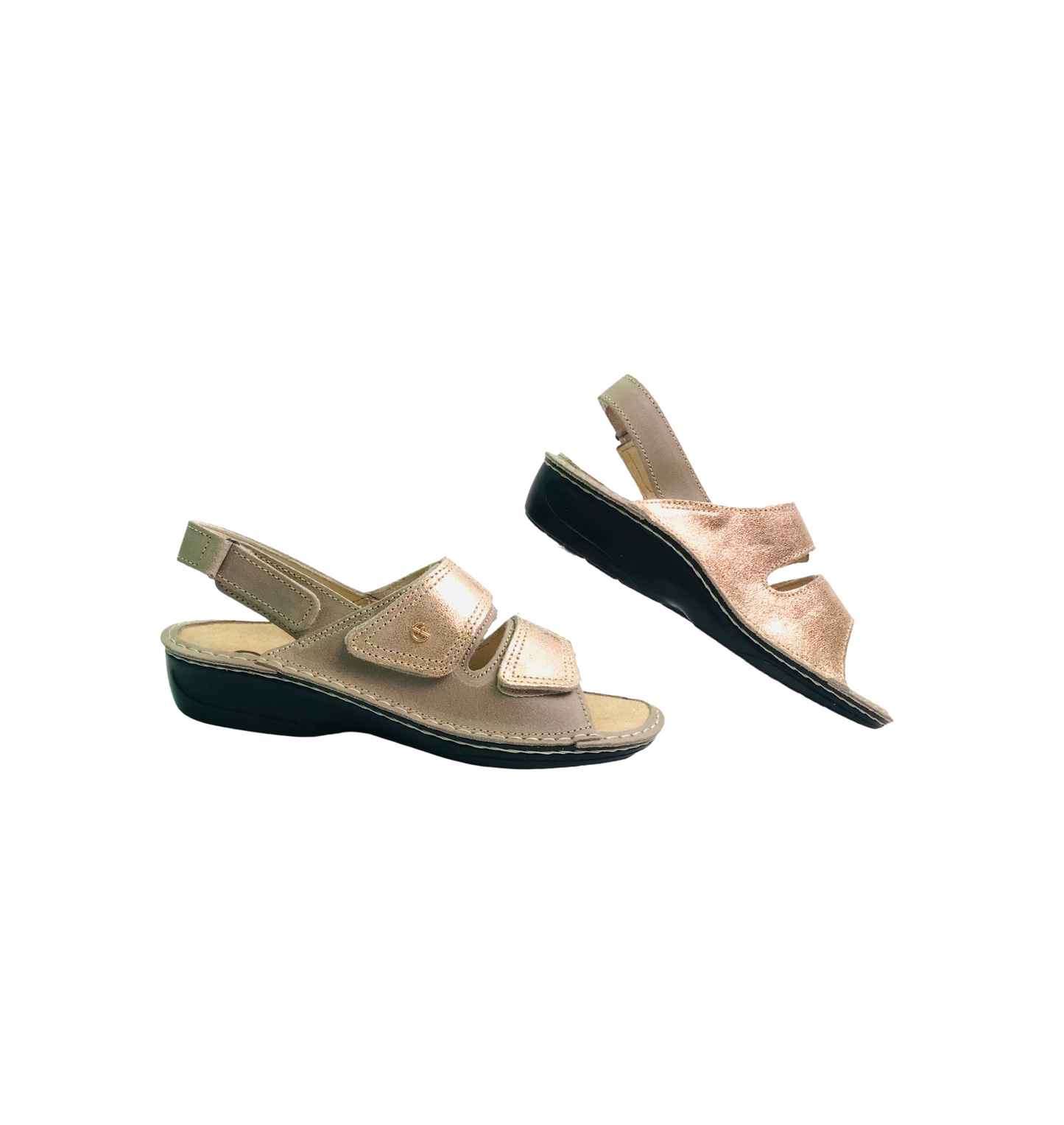 Forli Italian Sandals Gold