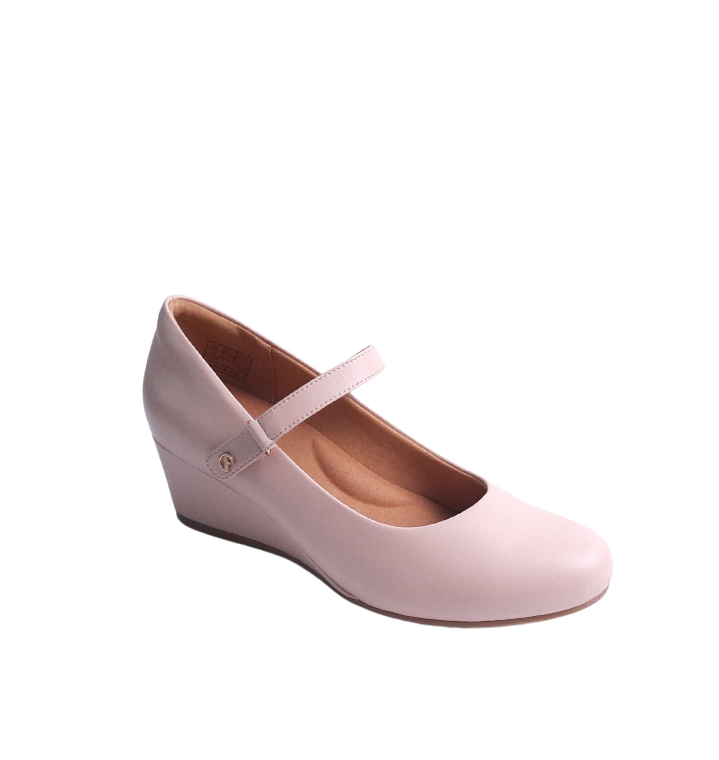 Italian Strap Wedges Pink