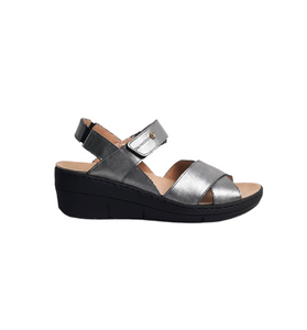 Womens Italian Silver Sandals