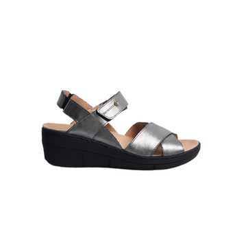 Womens Italian Silver Sandals
