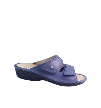 Italian Leather Sandals Blue