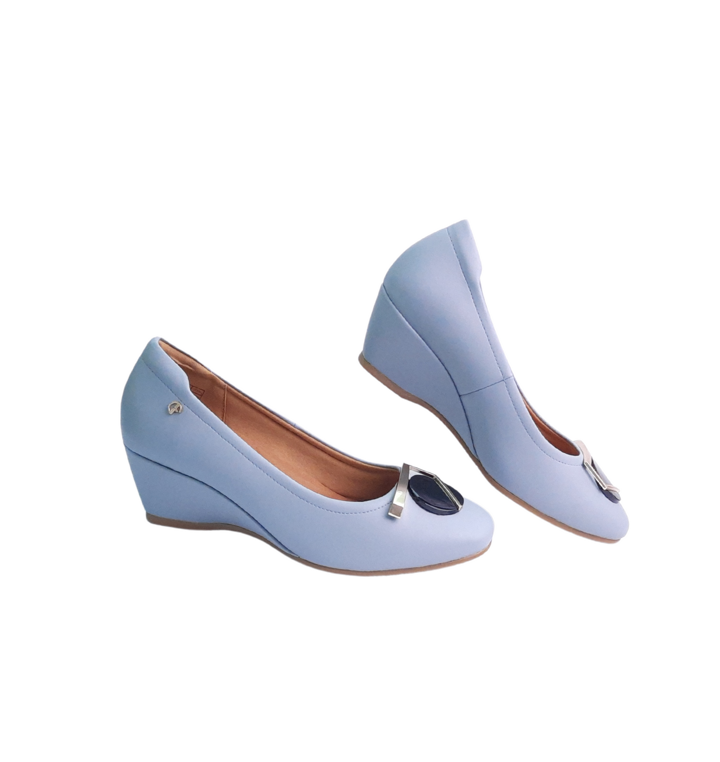 Italian Fashion Wedges Blue