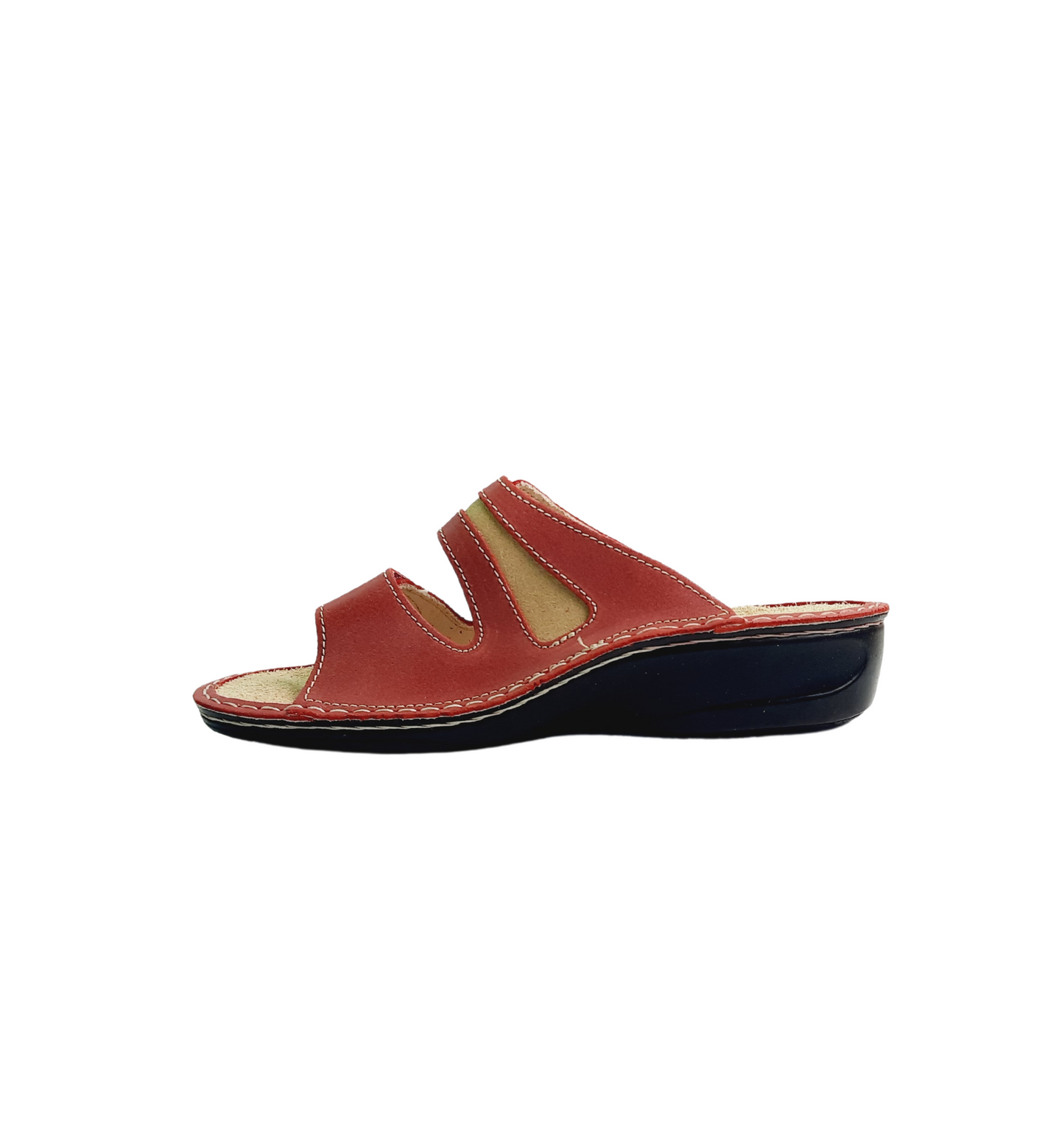 Italian Leather Rosso Sandals