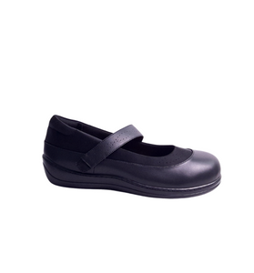Italian Black Leather Flats