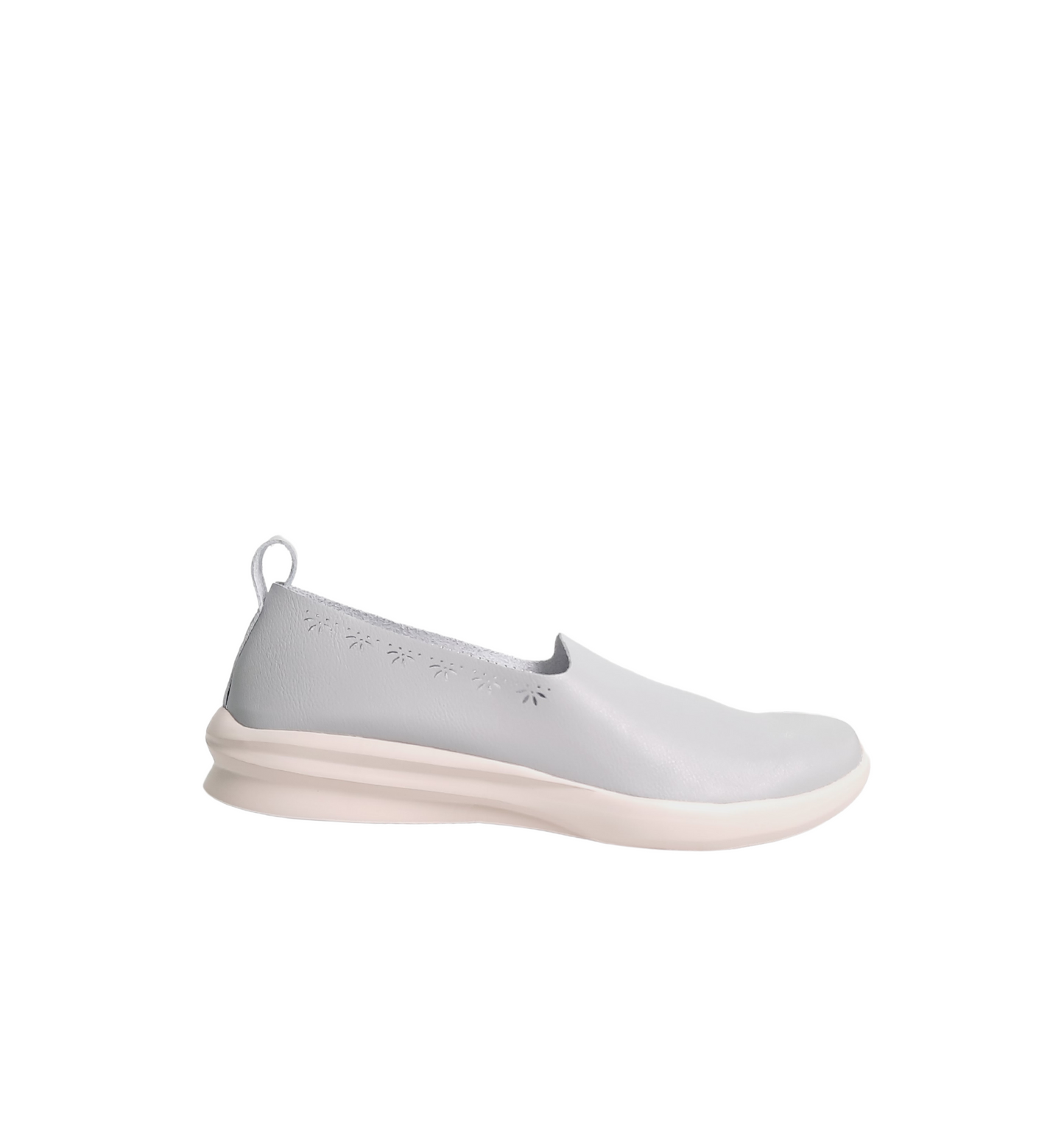 Women's Grey Comfort Slip-Ons