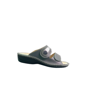 Italian Leather Antracite Sandals