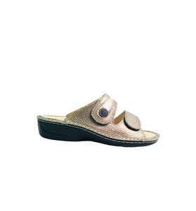 Italian Leather Bronze Sandals