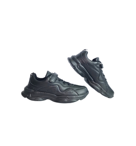All Occasion Black Light-Weight Strap Shoes