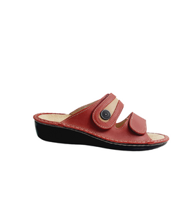 Italian Leather Rosso Sandals