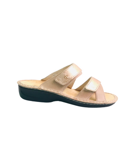 Italian Leather Gold Sandals