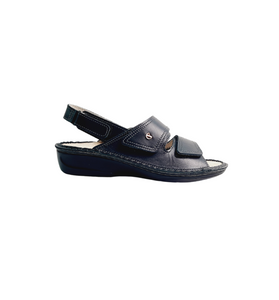 Forli Italian Sandals Black