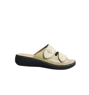 Womens Italian Beige Sandals