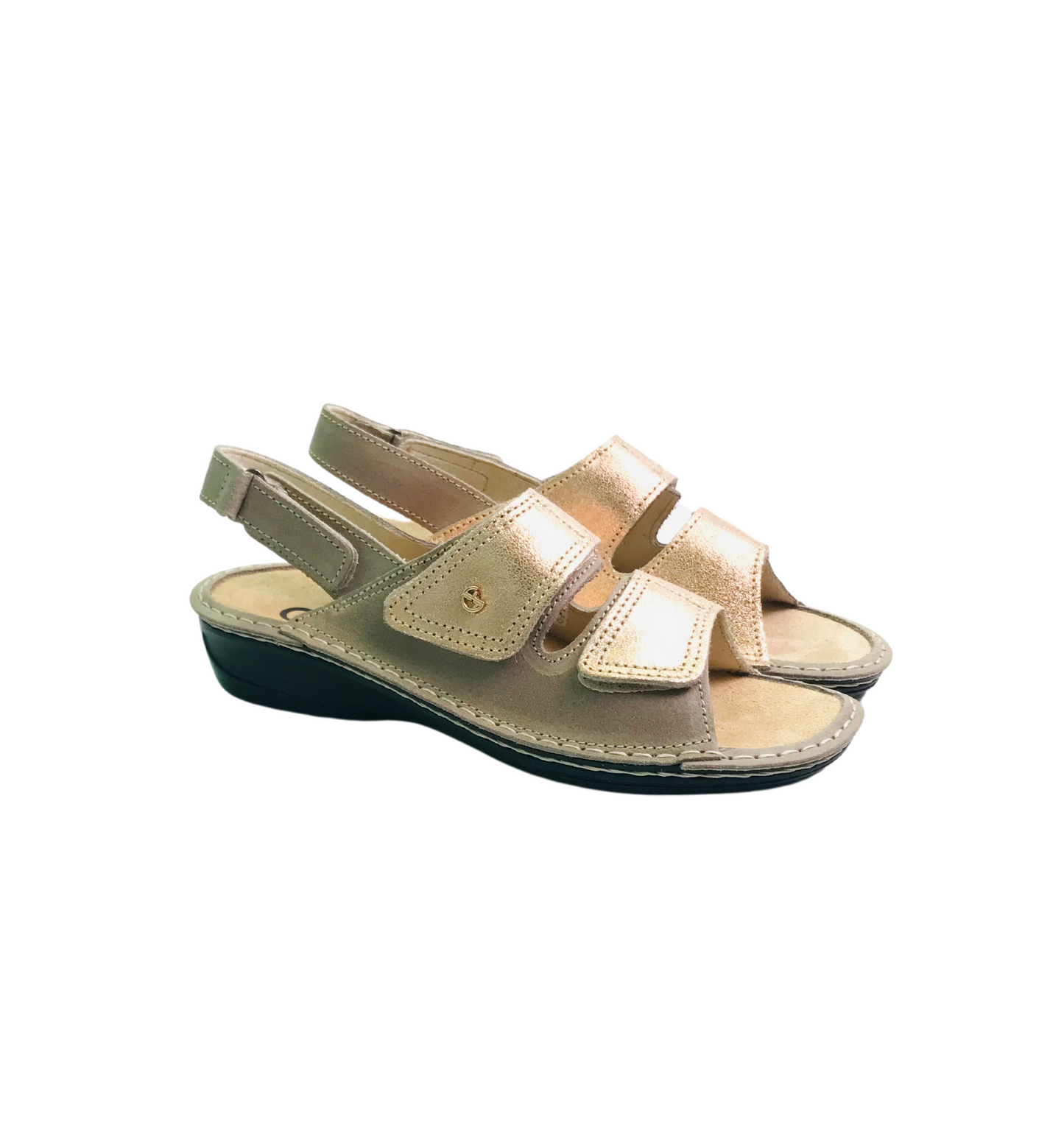 Forli Italian Sandals Gold