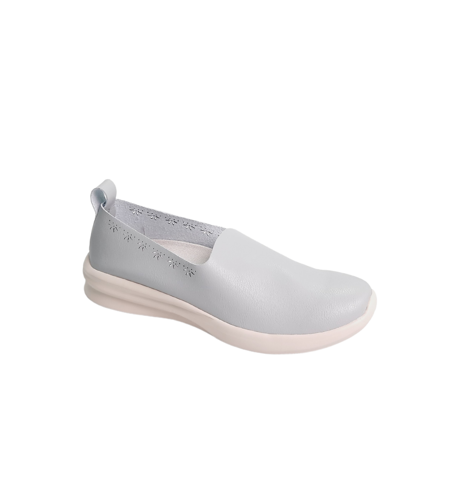 Women's Grey Comfort Slip-Ons