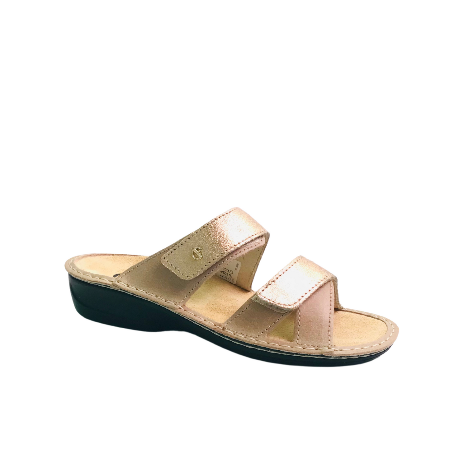 Italian Leather Gold Sandals