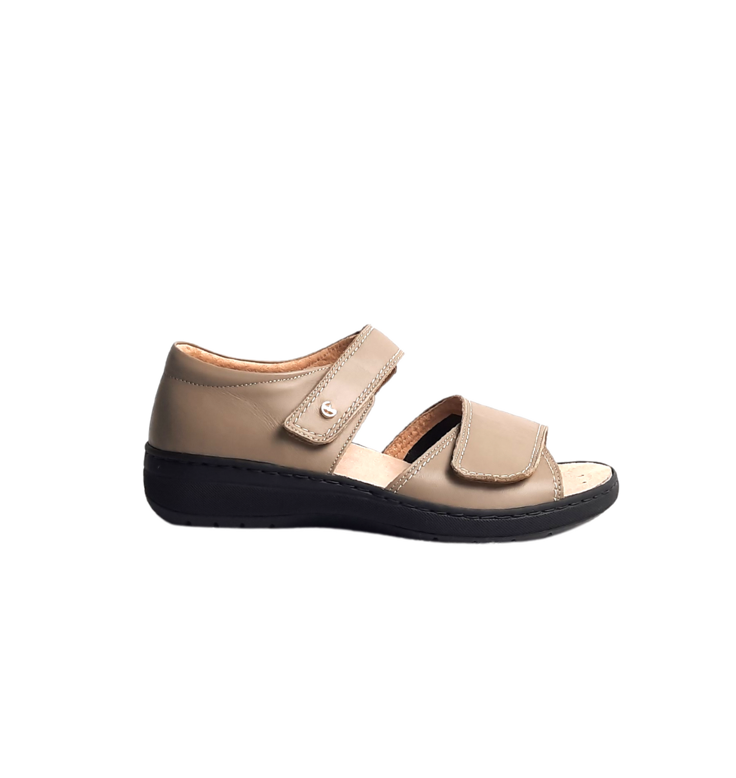 Womens Italian Beige Sandals