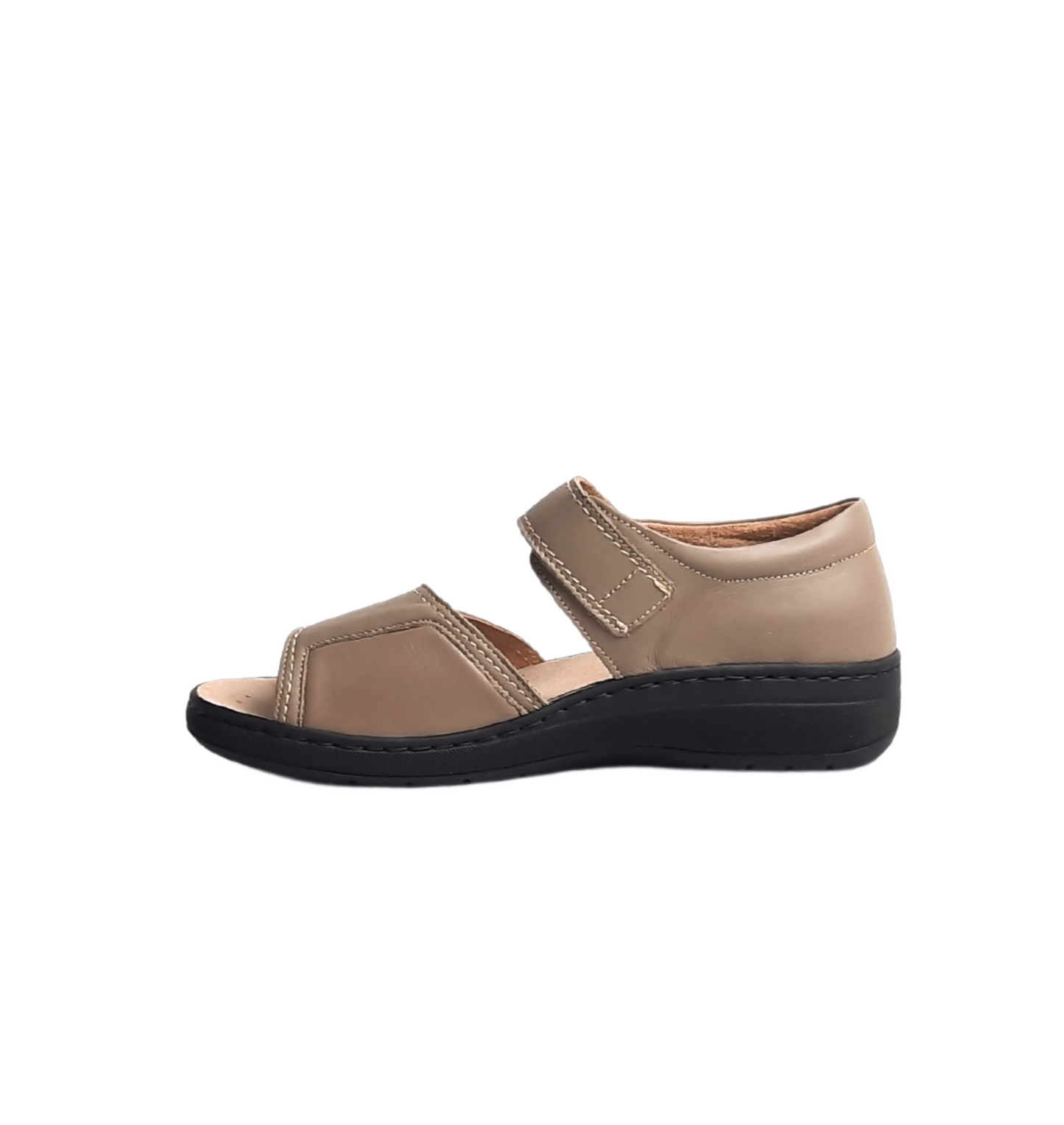 Womens Italian Beige Sandals