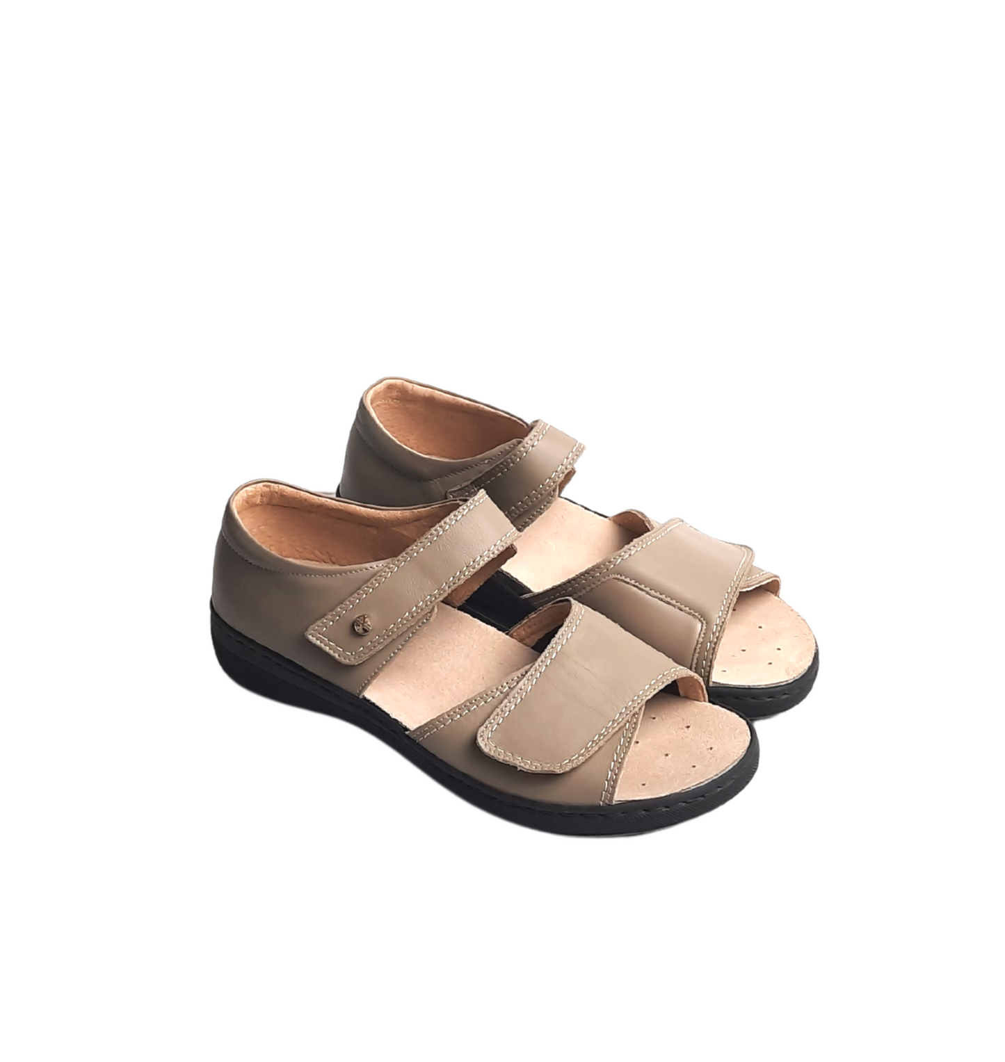 Womens Italian Beige Sandals